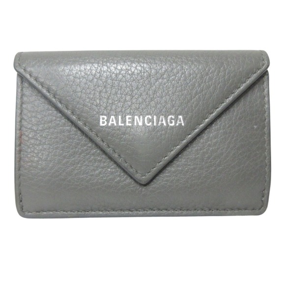 BALENCIAGA Paper Mini Wallet Case Tri-fold